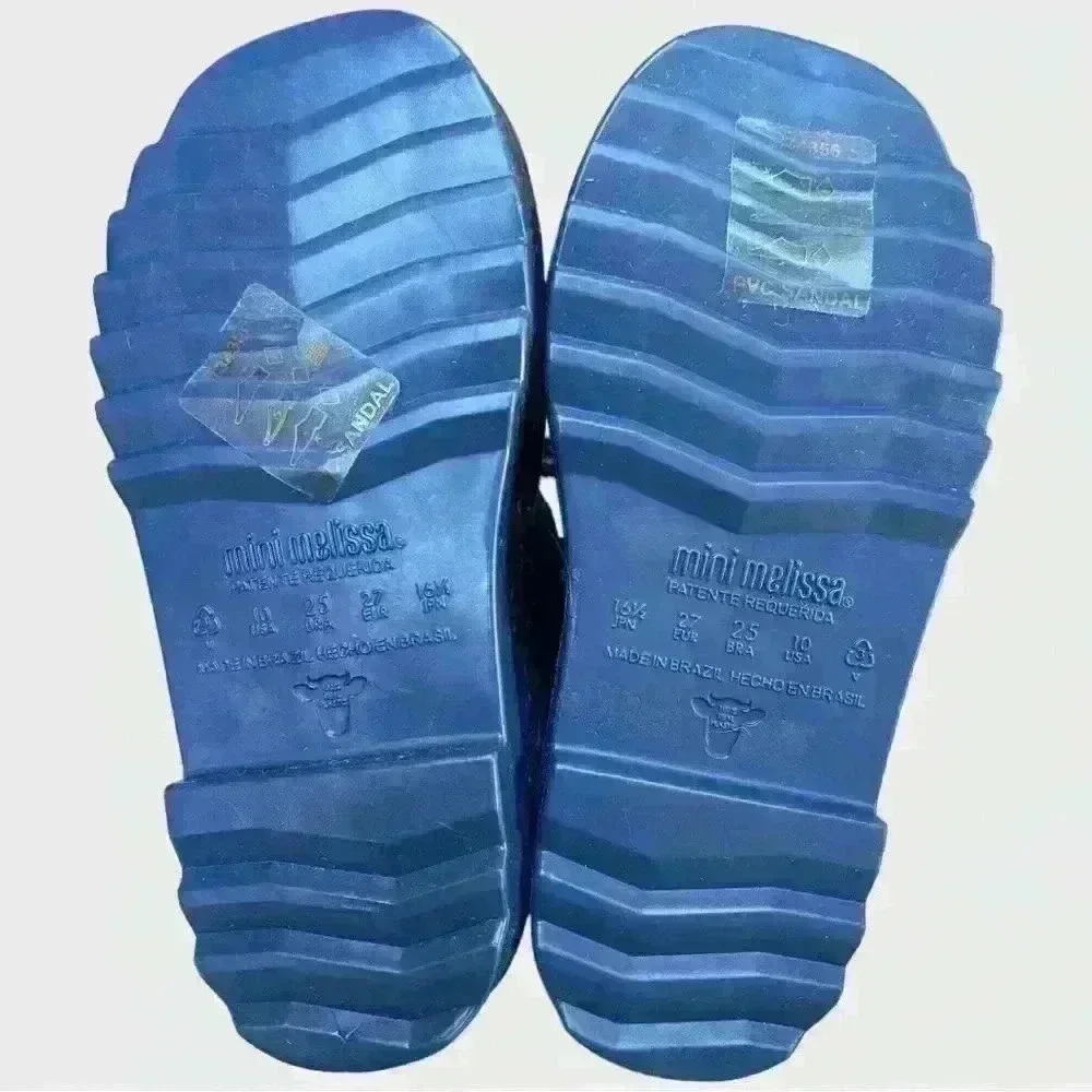 NIB MINI MELISSA Rain/Snow Boots II Blue - Size 10